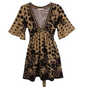 Vintage Sweater Babydoll Peplum Tunic